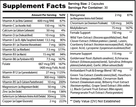 NUTRAMIS FEMALE ULTRA VITA