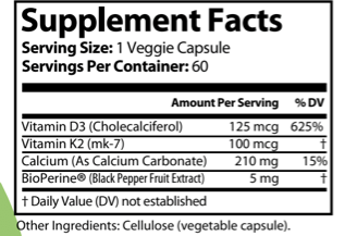 NUTRAMIS VITAMIN K2 + D3