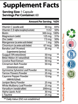 NUTRAMIS Blood Sugar Ultra