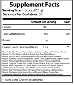 NUTRAMIS GREEN SUPERFOOD